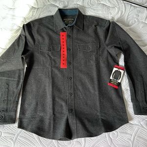 Grizzly Mountain Charcoal Flannel Chamois Medium